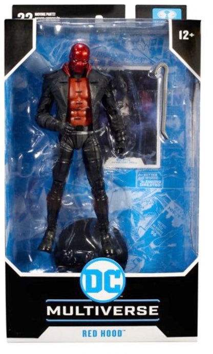 DC Multiverse 7 Inch Action Figure Three Jokers - Red Hood (Sub-Standard Packaging)