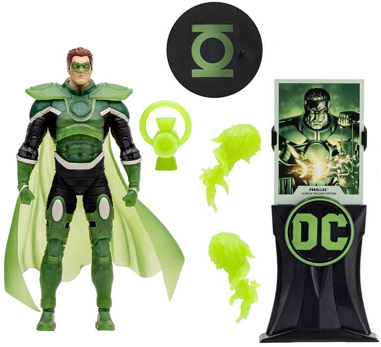 DC Multiverse Zero Hour Crisis In Time 7 Inch Action Figure Exclusive - Parallax Glow In the Dark Gold Label (Shelf Wear Packaging)