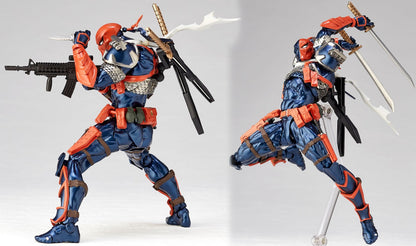 DC Revoltech 7 Inch Action Figure Amazing Yamaguchi - Deathstroke #11 (Shelf Wear Packaging)