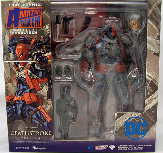 DC Revoltech 7 Inch Action Figure Amazing Yamaguchi - Deathstroke #11 (Shelf Wear Packaging)