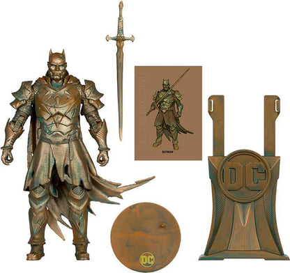 DC Multiverse Dark Knights of Steel 7 Inch Action Figure Exclusive - Batman Patina Gold Label