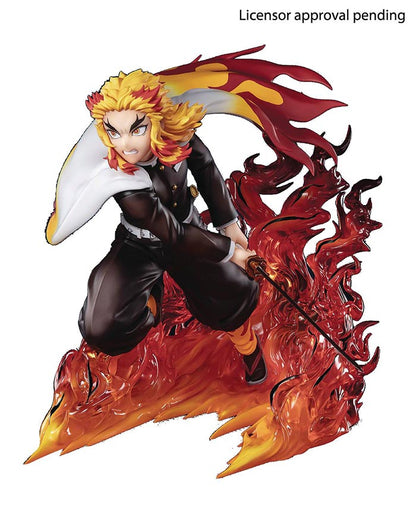 Demon Slayer Kimetsu No Yaiba 6 Inch Statue Figure Figuarts Zero - Kyojuro Rengoku Flame Hashira