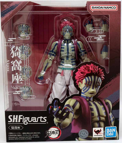 Demon Slayer Kimetsu No Yaiba 6 Inch Action Figure S.H. Figuarts - Akaza Reissue (Pre-Order Ships Dec. 2026)