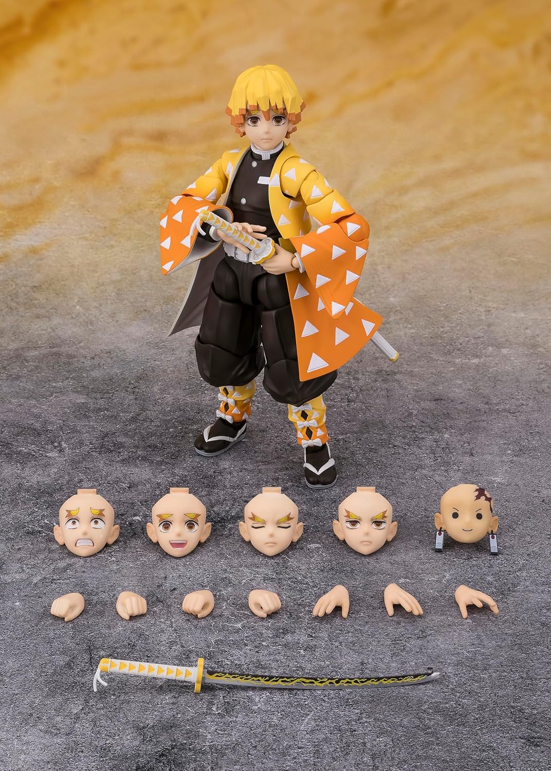 Demon Slayer Kimetsu No Yaiba 6 Inch Action Figure S.H. Figuarts - Zenitsu Agatsuma