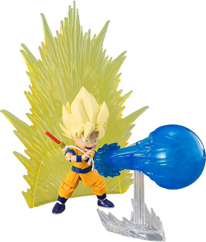 Dragonball Daima 5 Inch Action Figure Dragon Starts Power Up Pack - Super Saiyan Goku Mini