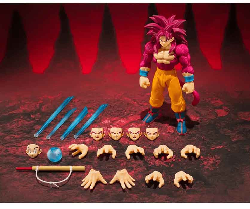 Dragonball Daima 6 Inch Action Figure S.H. Figuarts Exclusive - Son Goku Super Saiyan 4 (Pre-Order Ships April 2027)