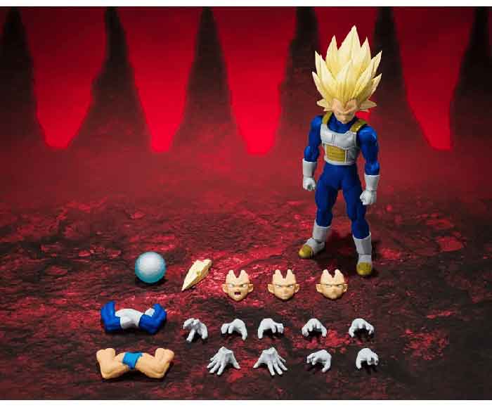 Dragonball Daima 6 Inch Action Figure S.H. Figuarts Exclusive - Super Saiyan 3 Vegeta (Pre-Order Ships May 2027)