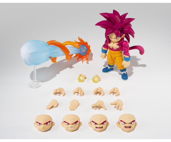 Dragonball Super Daima 5 Inch Action Figure S.H. Figuarts Exclusive - Super Saiyan 4 Son Goku Mini
