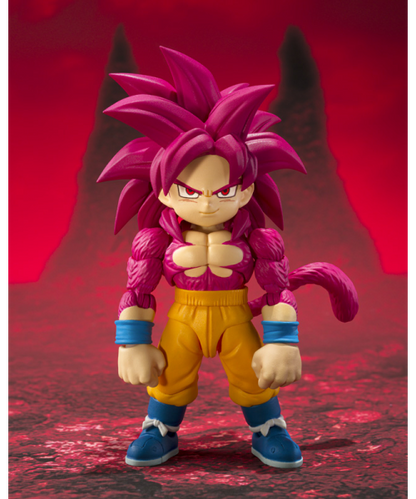 Dragonball Super Daima 5 Inch Action Figure S.H. Figuarts Exclusive - Super Saiyan 4 Son Goku Mini