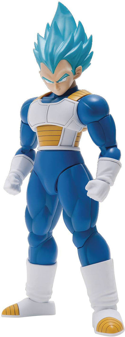 Dragonball Super 5 Inch Action Figure Model Kit - Super Saiyan Blue Vegeta Special Color (Non Mint Previously Opened Packaging)
