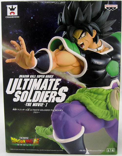 Dragonball Super Movie 9 Inch Static Figure Ultimate Soldiers Series - Broly (Shelf Wear Packaging)