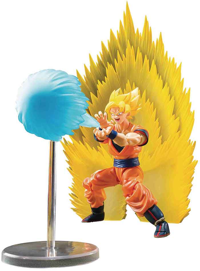 Dragonball Z 6 Inch Accessory S.H. Figuarts - Son Goku Teleport Kamehameha Effect Parts (Sub-Standard Packaging)