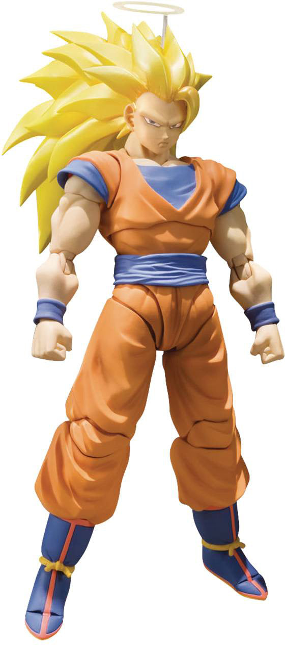 Dragonball Z 6 Inch Action Figure S.H. Figuarts - Super Saiyan 3 Son Goku Reissue (Sub-Standard Packaging)