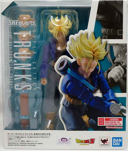 Dragonball Z 6 Inch Action Figure S.H. Figuarts - Super Saiyan Trunks The Boy from The Future Reissue