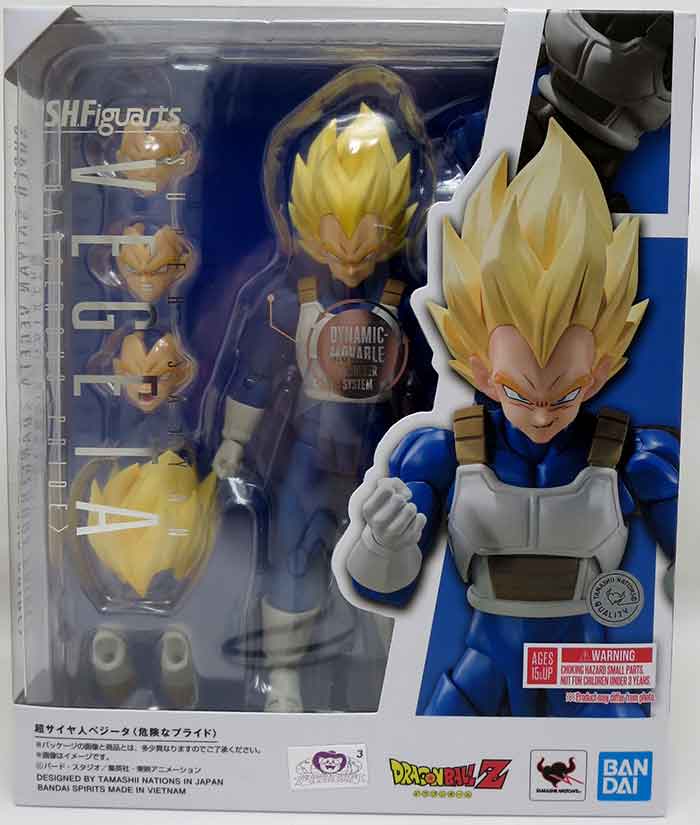 Dragonball Z 6 Inch Action Figure S.H. Figuarts - Super Saiyan Vegeta - Dangerous Pride