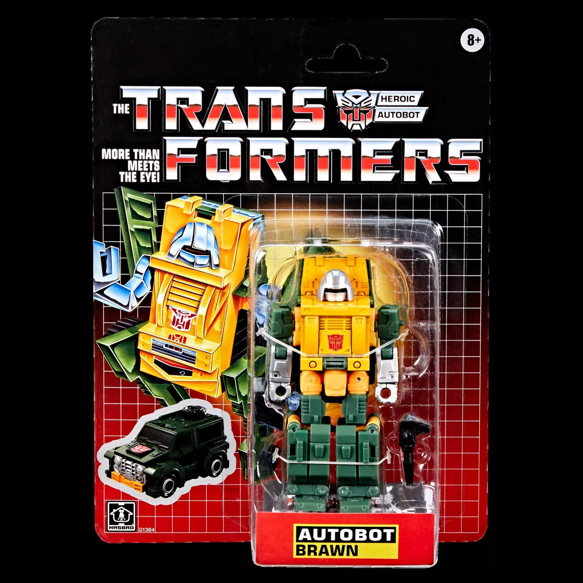 Transformers Retro G1 6 Inch Action Figure - Autobot Brawn