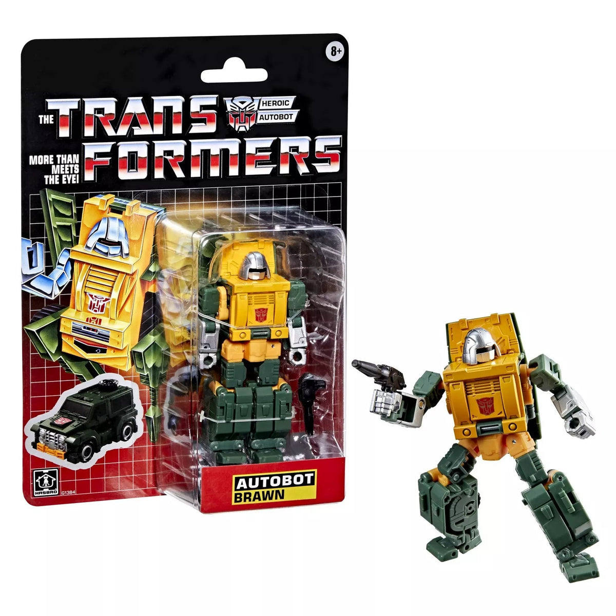 Transformers Retro G1 6 Inch Action Figure - Autobot Brawn