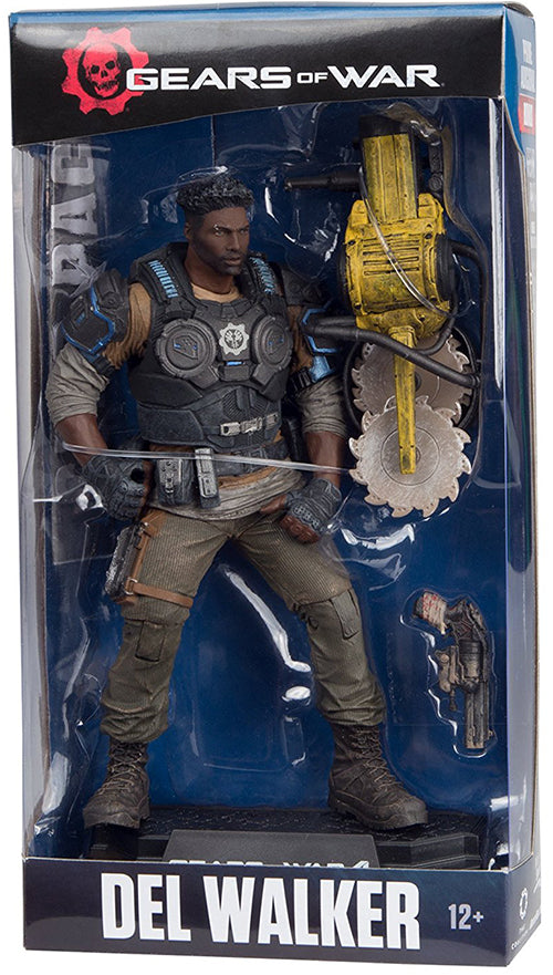 Gears Of War 6 Inch Static Figure Color Tops Series - Del Walker #14 (Sub-Standard Packaging)