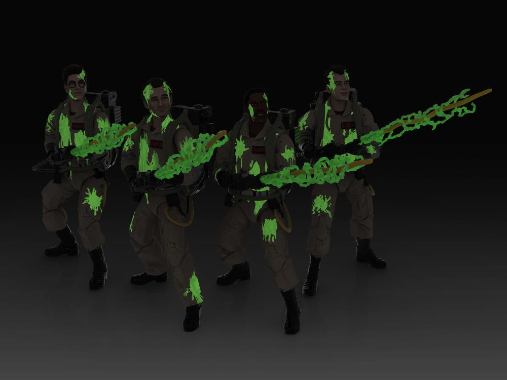 Ghostbusters 6 Inch Action Figure Plasma Series Wave 2 - Set of 4 (Glow-In-The-Dark) (Sub-Standard Packaging)