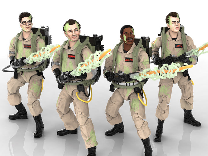 Ghostbusters 6 Inch Action Figure Plasma Series Wave 2 - Set of 4 (Glow-In-The-Dark) (Sub-Standard Packaging)