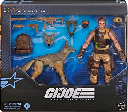 G.I. Joe Classified 6 Inch Action Figure Deluxe - Dusty & Coyote Sandstorm #217
