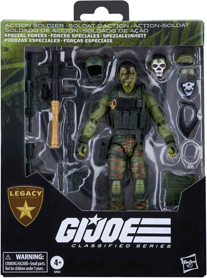G.I. Joe Classified 6 Inch Action Figure Legacy Deluxe - Special Forces Soldier
