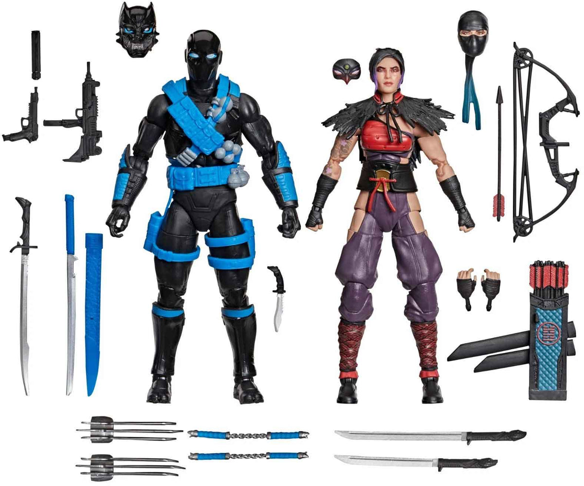 G.I. Joe Classified 6 Inch Action Figure Ninja Force 2-Pack - Snake Eyes & Kim Jinx Arashikage (Pre-Order Ships Oct. 2026)