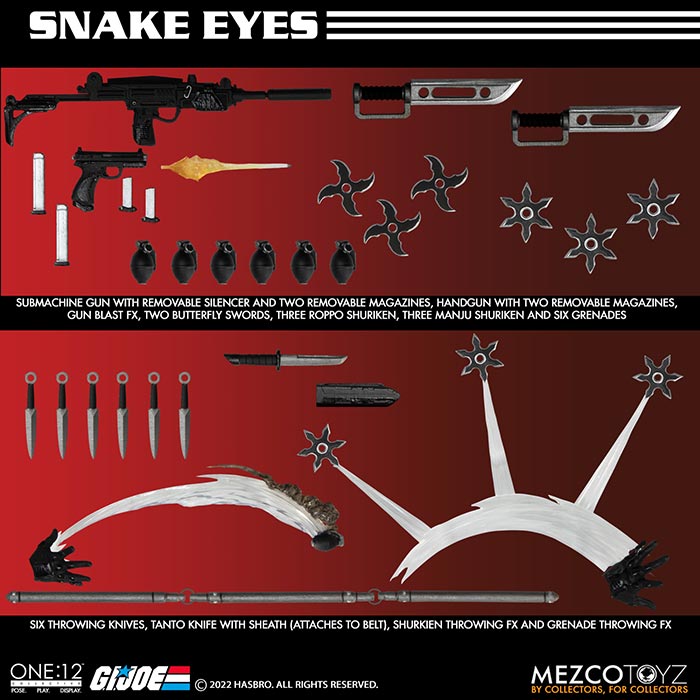 G.I. Joe 6 Inch Action Figure One-12 Collective - Snake Eyes