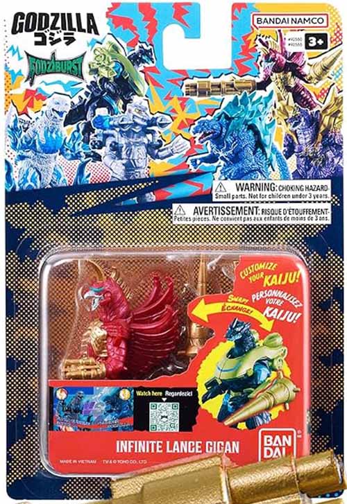 Godzilla Bandai Namco 3.75 Inch Action Figure Godziburst - Infinite Lance Gigan