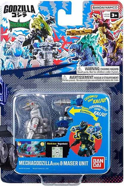Godzilla Bandai Namco 3.75 Inch Action Figure Godziburst - Mechgodzilla (1974) & Maser Unit