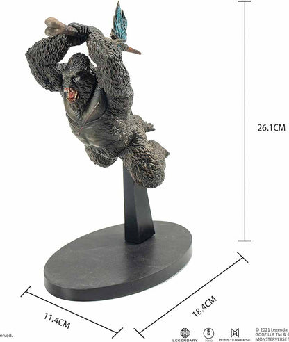 Godzilla vs Kong Monsterverse 10 Inch Statue Figure Stylist Exclusive - Kong (Sub-Standard Packaging)