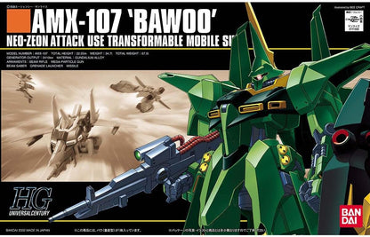 Gundam Universal Century 5 Inch Model Kit HG 1/144 Scale - Amx-107 Bawoo Gundam #031