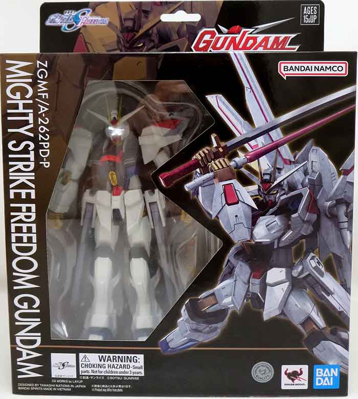 Gundam Universe Gundam 6 Inch Action Figure Robot Spirits - ZGMF/A-262PD-P Mighty Strike Freedom GU-48