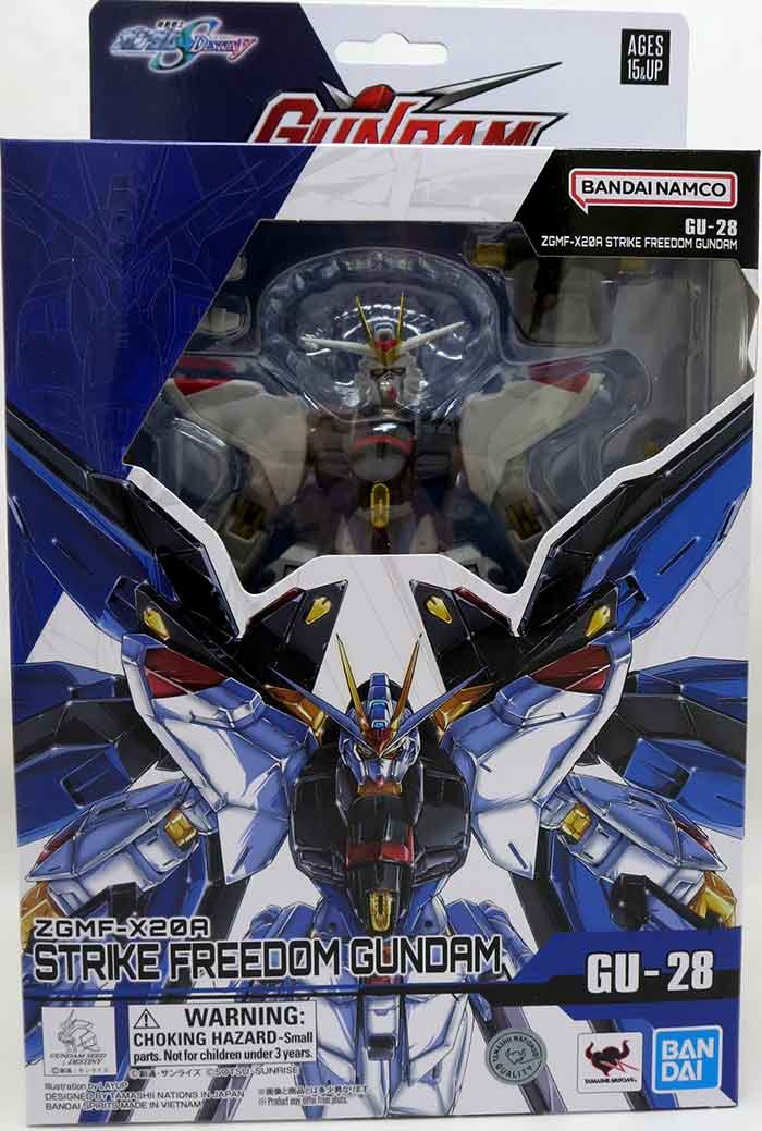 Gundam Universe 6 Inch Action Figure Robot Spirits - Strike Freedom Gundam ZGMF-X20A GU-28 (Sub-Standard Packaging)