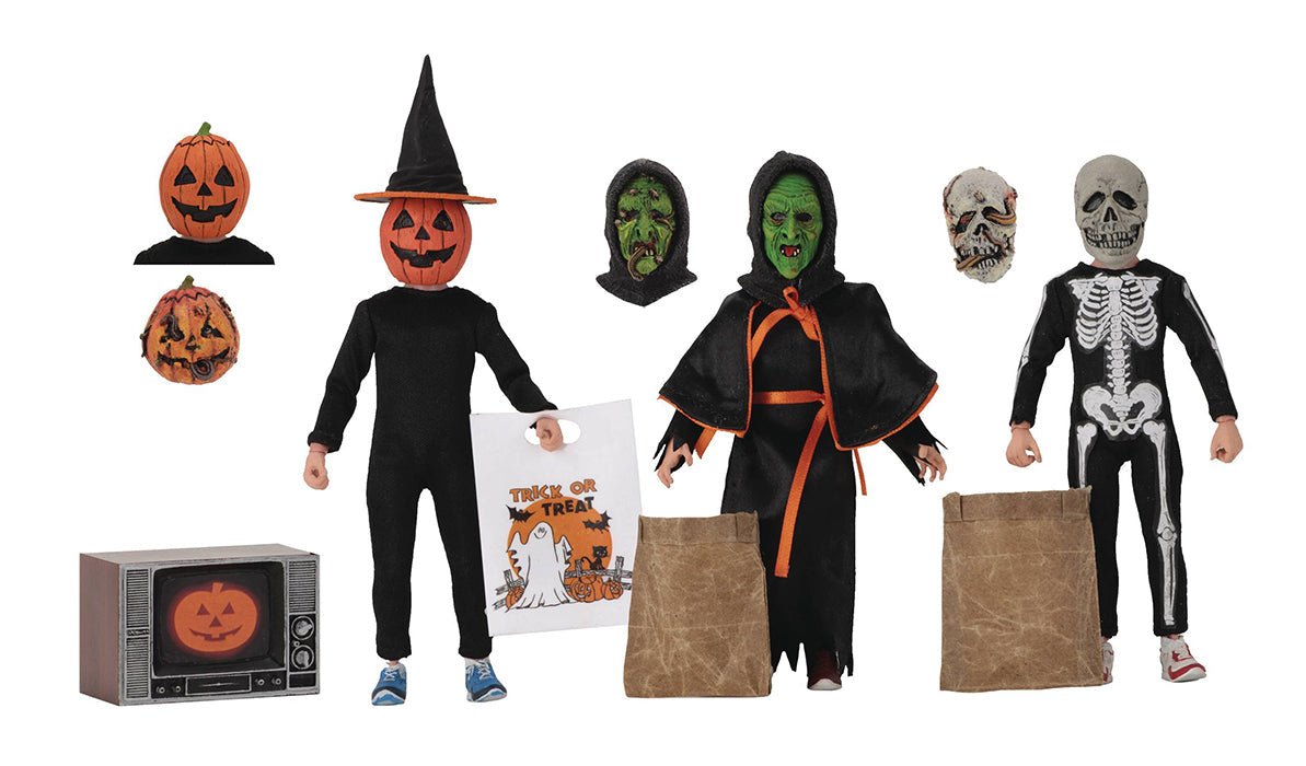 Halloween 3 Season of the Witch 6 Inch Action Figure Retro Doll Series - Trick or Treaters (Shelf Wear Packaging)