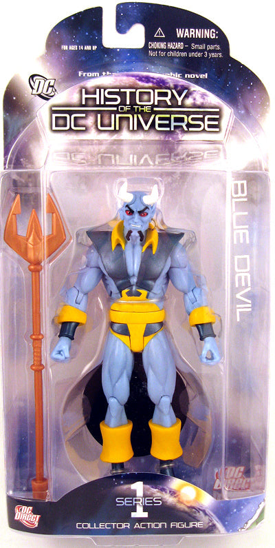 History Of The DC Universe Action Figure Series 1: Blue Devil (Shelf Wear Packaging)
