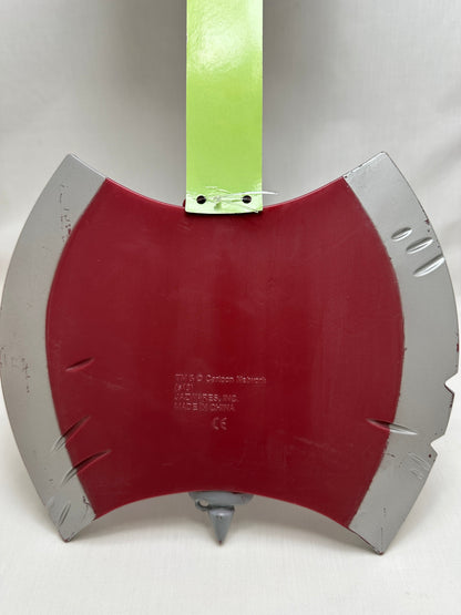 Adventure Time Life Size Prop Replica - Marceline Bass Axe with Guitar Strap and Vampire Fangs (Sub Standard Packaging)