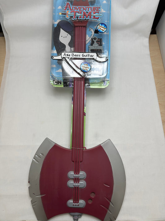 Adventure Time Life Size Prop Replica - Marceline Bass Axe with Guitar Strap and Vampire Fangs (Sub Standard Packaging)