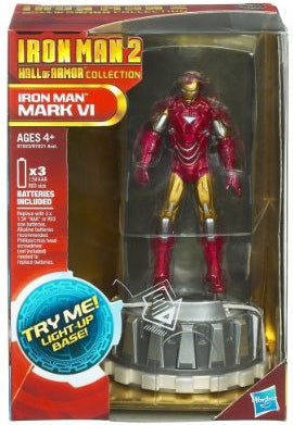 Iron Man 2 Movie 3 3/4 Inch Action Figure Hall Of Armor Series - Iron Man Mark VI Exclusive (Shelf Wear Packaging)