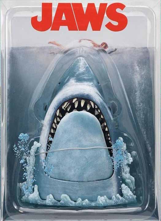 Jaws 50th Anniversary 8 Inch Static Figure Poster Series - Jaws