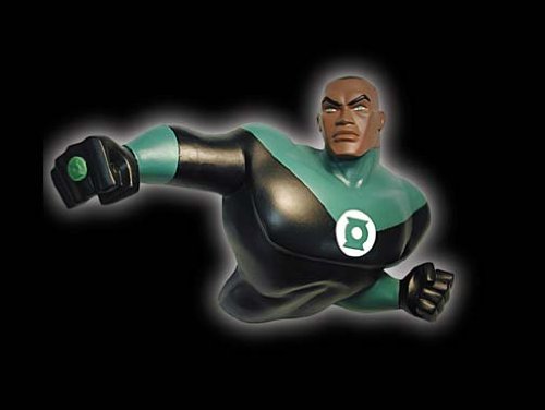 Justice League Animated 4 Inch Wall Plaque - Green Lantern 3D Wall Plaque (Previously Opened and Displayed)