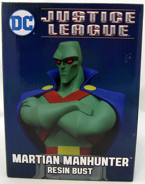 Justice League Animated Series 6 Inch Bust Statue - Martian Manhunter Bust