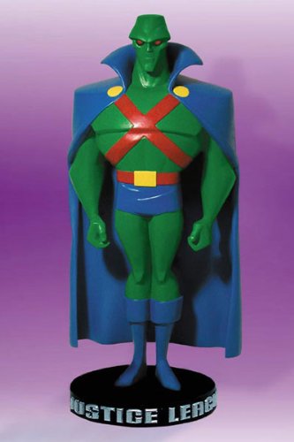 Jutstice League Animated Series 9 Inch Statue Figure Maquette - Martian Manhunter (Previously Opened and Displayed)