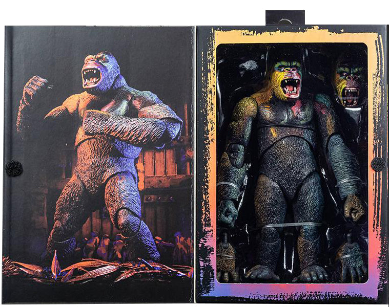 King Kong 8 Inch Action Figure Ultimate - King Kong Illustrated Version (Sub-Standard Packaging)