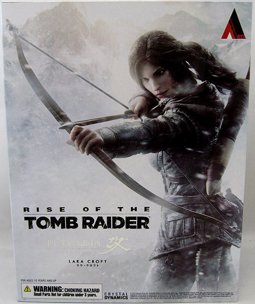 Lara Croft Rise Of The Tomb Raider 8 Inch Action Figure Play Arts Kai Series - Lara Croft (Open Box Shelf Wear Packaging)