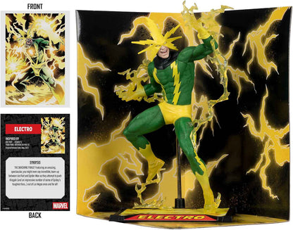 Marvel Collectible 1/10 Scale 7 Inch Statue Figure Posed Scene - Electro (Joe Fixit #5)