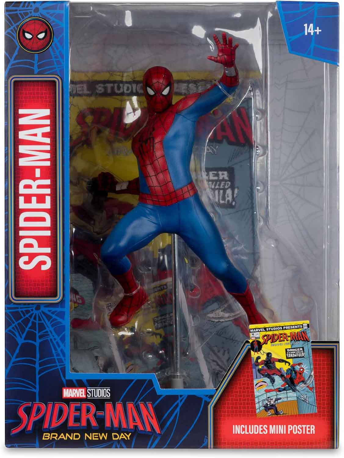 Marvel Collectible 1/6 Scale 12 Inch Statue Figure Posed Scene - Spider-Man (Spider-Man Brand New Day