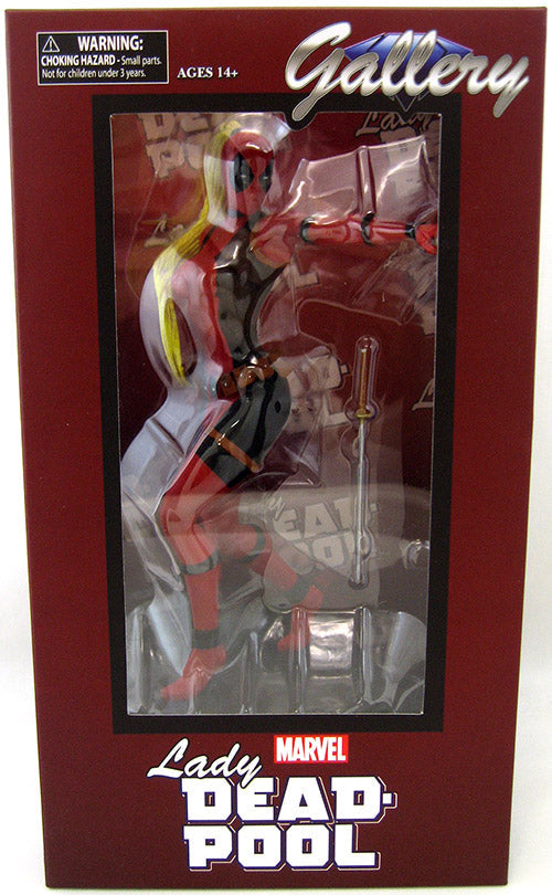 Marvel Gallery Femme Fatales 9 Inch PVC Statue - Lady Deadpool - Sub-Standard Packaging