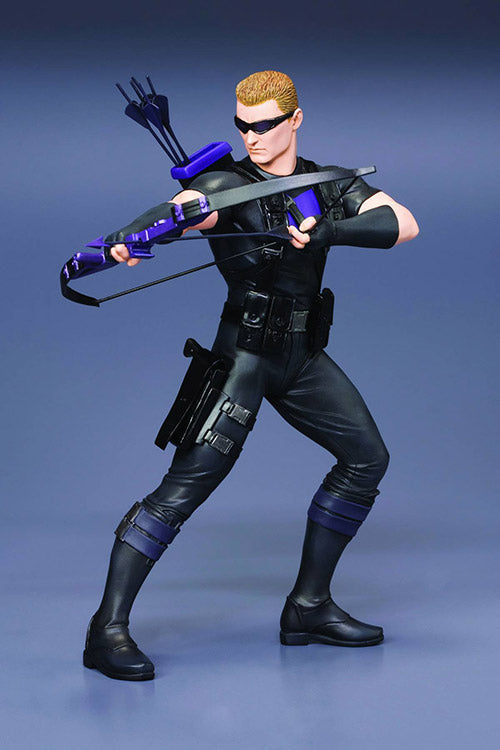 Marvel Comics Avengers Now 7 Inch Statue Figure ArtFx Series - Hawkeye 1/10th Scale (Previously Opened Sub-Standard Packaging)