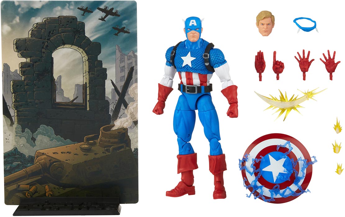 Marvel Legends 20th Anniversary 6 Inch Action Figure - Captain America Reissue